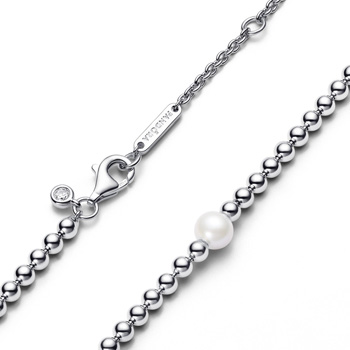 Pandora ékszer Gömbök és tenyésztett gyöngy ezüst nyaklánc
