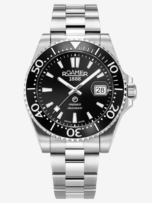 Roamer Premier fekete számlapos automata férfi óra