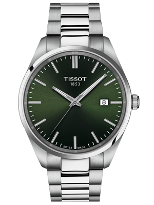 Tissot PR 100 zöld számlapos quartz férfi karóra