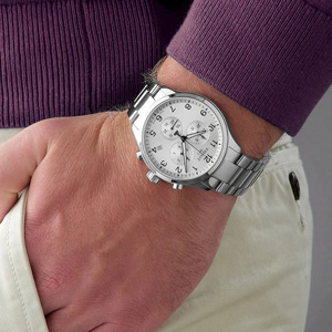 Tissot Chrono XL classic ezüst színű férfi óra