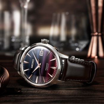 Seiko Presage 'Purple Sunset' Cocktail Time Limited Edition férfi karóra