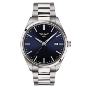 Tissot PR 100 kék számlapos quartz férfi karóra