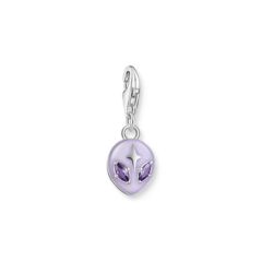 Thomas Sabo Ezüst ufo charm lila tűzzománccal és cirkóniával