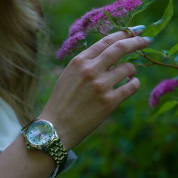 Thomas Sabo Divine halványkék számlapos női óra