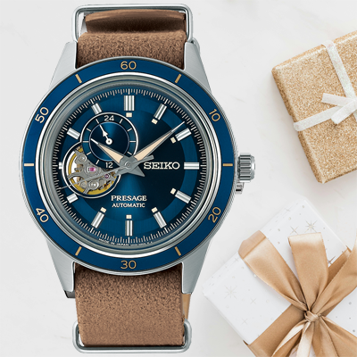 Seiko Presage Style 60's 'Denim' kék férfi automata karóra