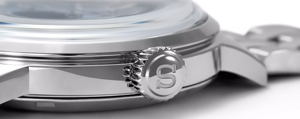 Seiko Presage Cocktail Time jellegzetes koronával