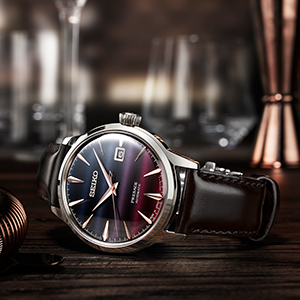 Seiko Presage 'Purple Sunset' Cocktail Time Limited Edition férfi karóra