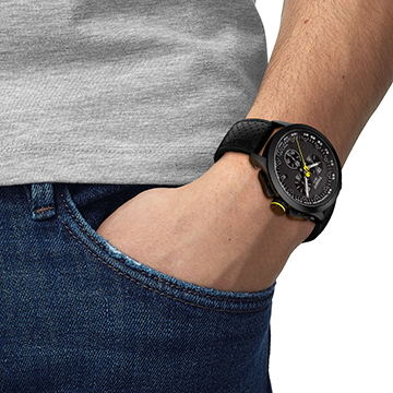 Tissot Cycling Chronograph Tour de France Special Edition fekete karóra