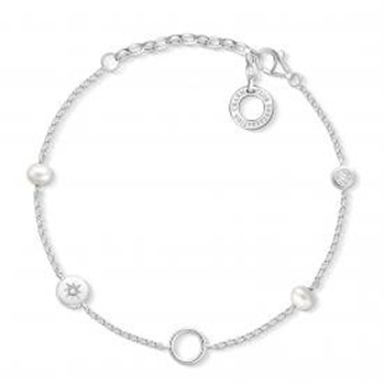 Thomas Sabo ezüst karkötő gyönggyel