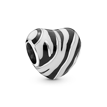Pandora zebra csíkos charm