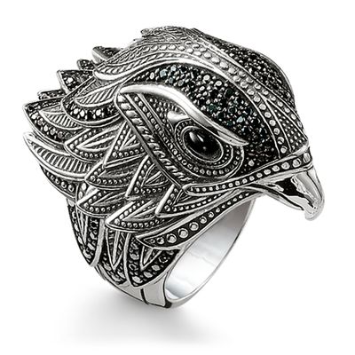 Gyémánt sólyom gyűrű - Thomas Sabo