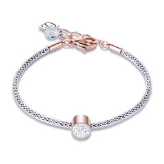 Coeur de Lion Mesh karkötő swarovski medállal