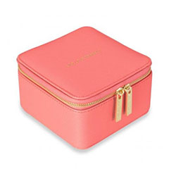 Katie Loxton Live Love Sparkle korall ékszertartó doboz