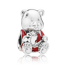 Pandora Boldog mackó charm
