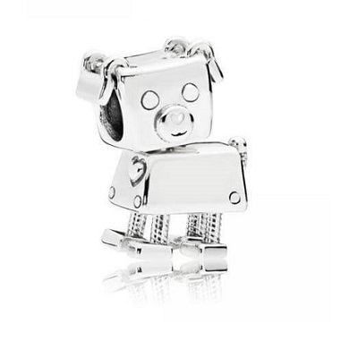 Pandora ékszer Bobby robot kutya ezüst charm