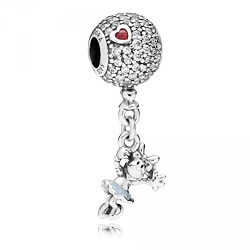 Pandora ékszer Disney Minnie charm hőlégballonnal