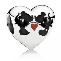 Pandora ékszer Disney Minnie és Mickey csók