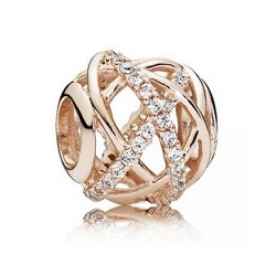 Pandora ékszer Galaxis rozé charm