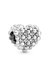 Pandora ékszer Gyöngyös csillogó szív ezüst charm