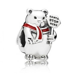 Pandora ékszer Karácsonyi jegesmedve charm
