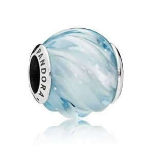 Pandora ékszer Kék hullámok ezüst charm