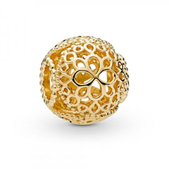 Pandora ékszer Virágos csipke shine charm