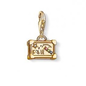 Thomas Sabo Arany bőrönd charm