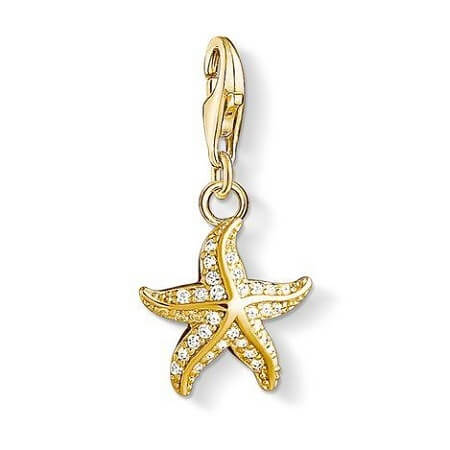 Thomas Sabo Arany tengeri csillag charm cirkóniával