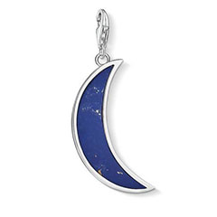  Thomas Sabo Sötét kék hold charm