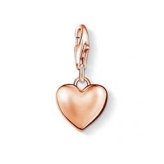 Thomas Sabo Szív rozé ezüst charm