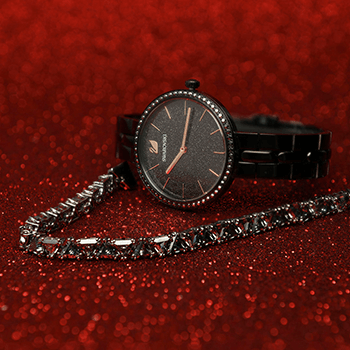 Swarovski fekete köves ékszer