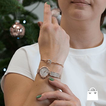 Swarovski óra karkötő szett