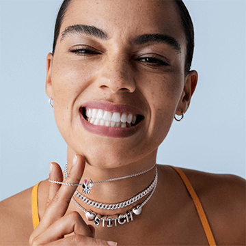 Pandora Lilo és Stich ezüst charm