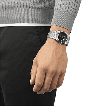 Tissot PRX quartz fekete számlapos férfi karóra