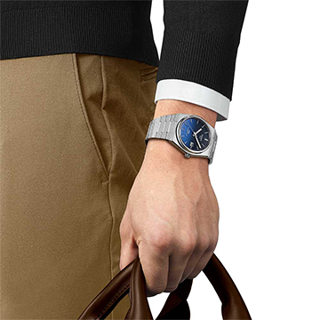 Tissot PRX Powermatic 80 kék számlapos automata karóra