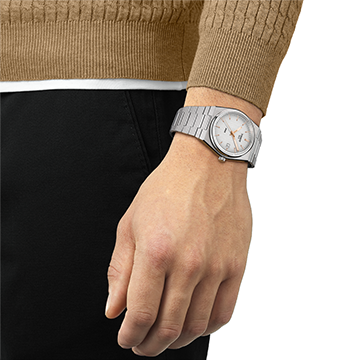 Tissot PRX quartz ezüst számlapos karóra