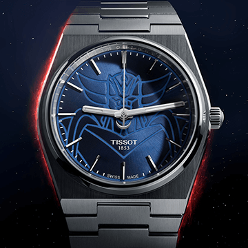 Tissot PRX UFO Robot Grendizer Powermatic kék számlapos férfi óra