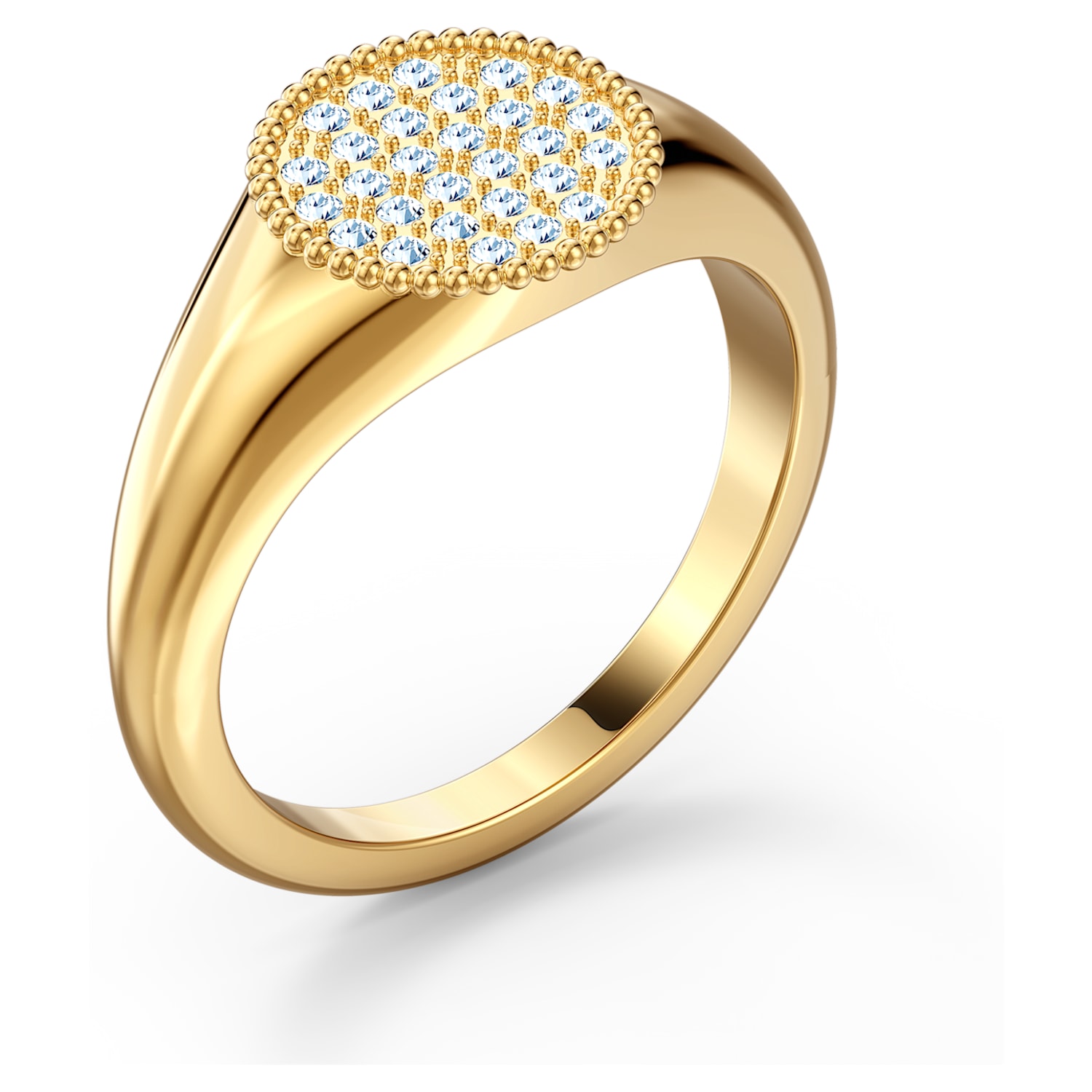 Swarovski signet best sale ring