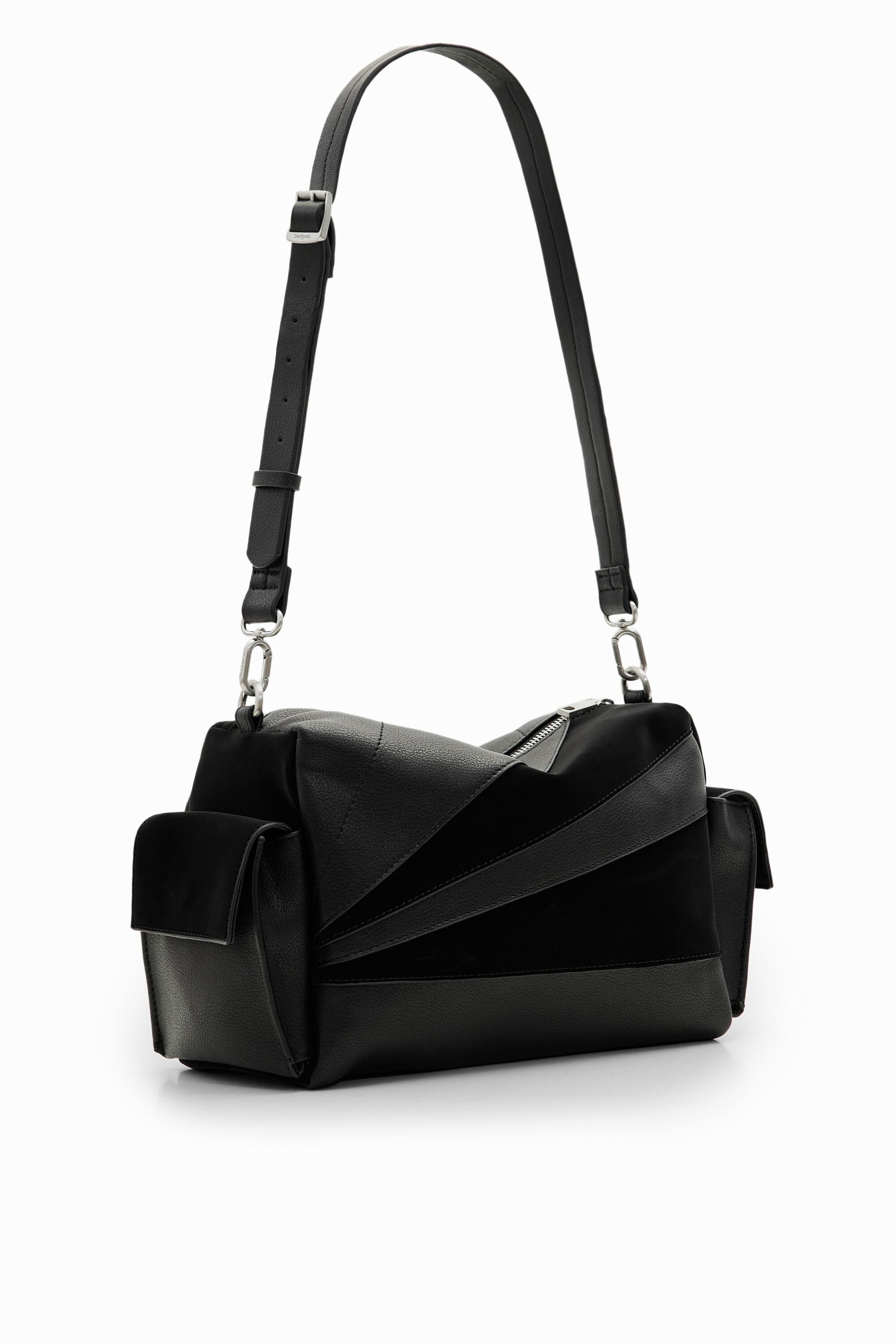 Desigual Siyah Kadın 12,5X26,5X18,1 Cm Çapraz Çanta Bag_Half Habana Black - 15426071