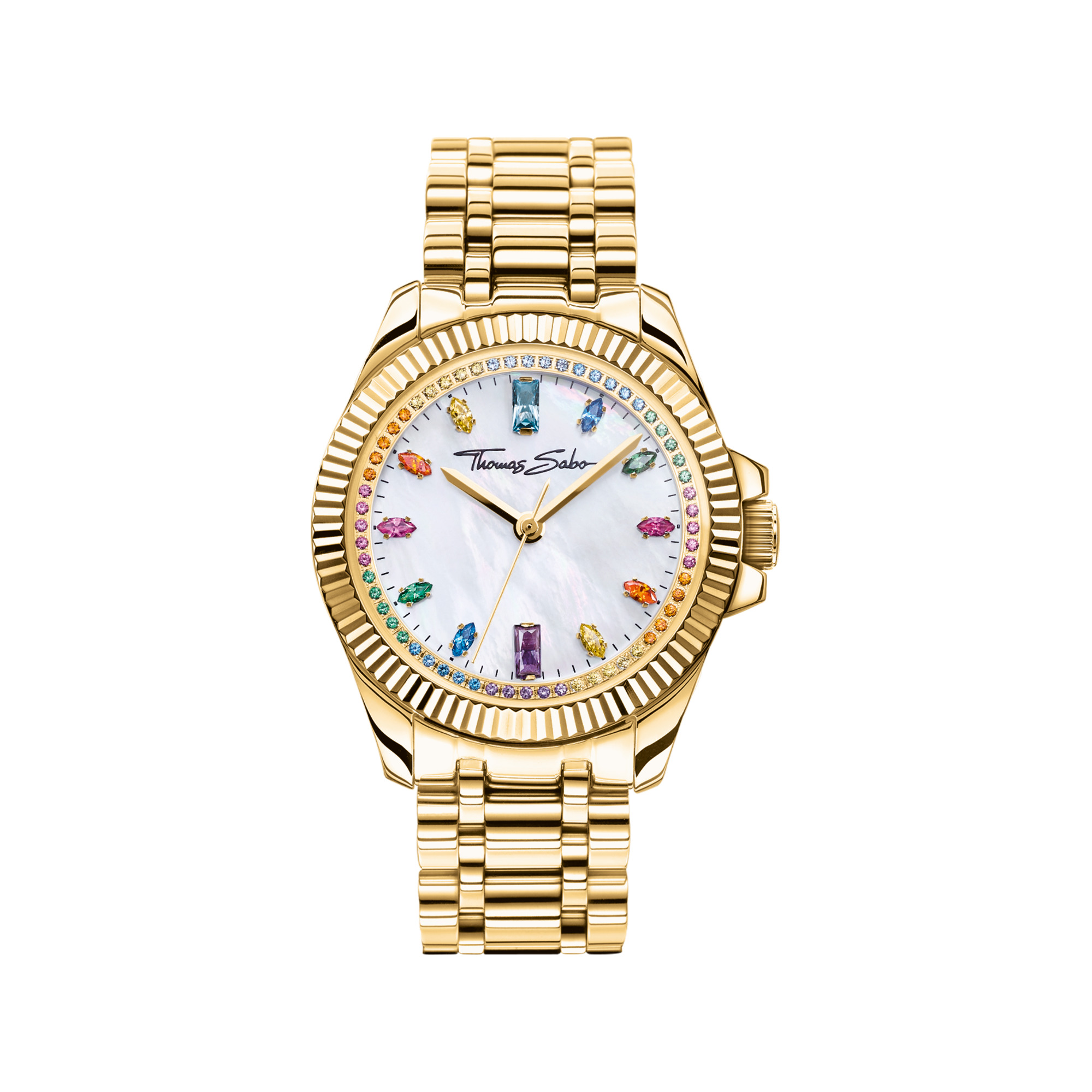 Thomas Sabo Orecchini Donna A Forma Di Ala Di Colibrì - Argento Sterling 925 Annerito Con Pietre Colorate